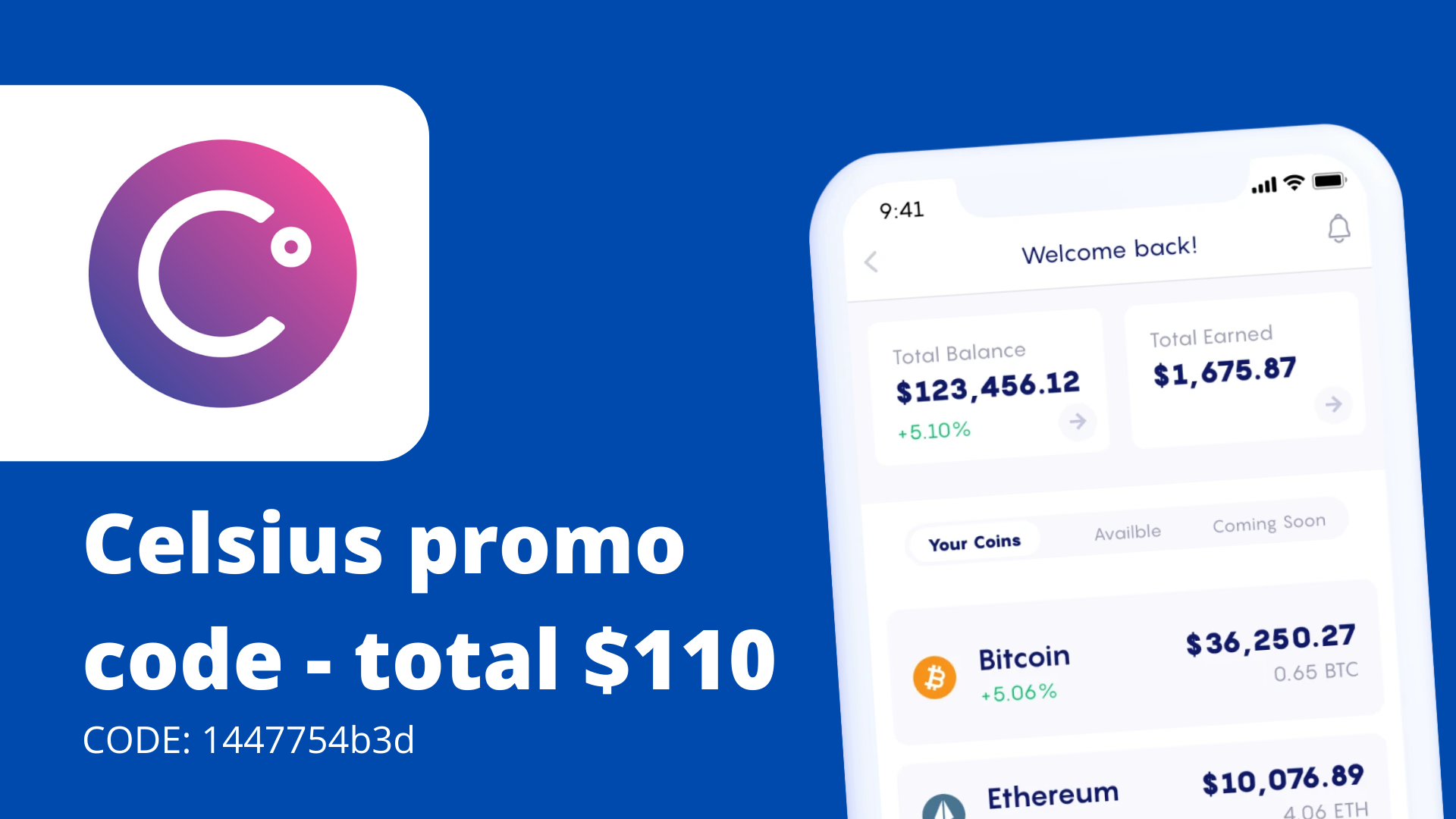 Earn 110 when depositing 650 melondia
